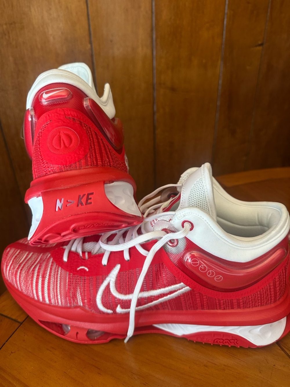 Nike Air Zoom G.T. Jump 2 TB Promo Basketball Shoes Red White Men's size 17